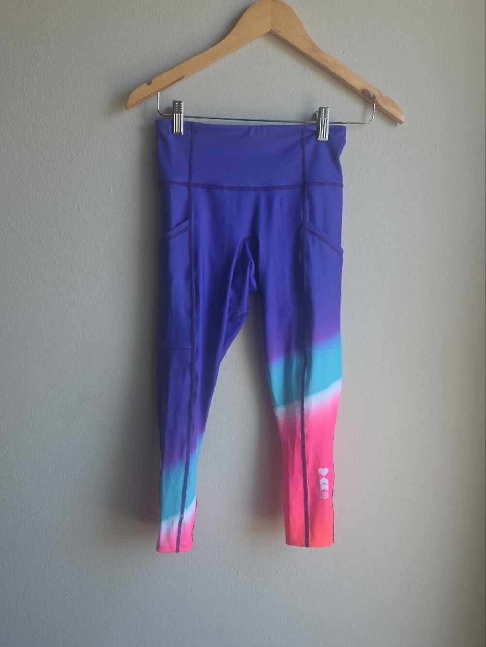 Team 24 Purple Performance 7/8 Tights - XS